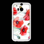 Coque HTC One M8 Fleurs en peinture 250