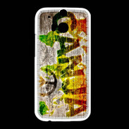 Coque HTC One M8 Rasta Ganja