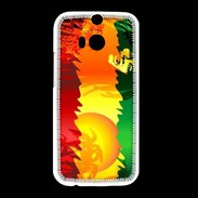 Coque HTC One M8 Chanteur de reggae