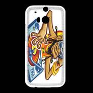 Coque HTC One M8 Rasta DJ Jamaïca
