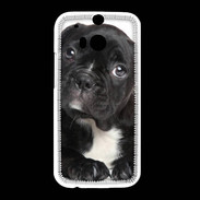 Coque HTC One M8 Bulldog français 2