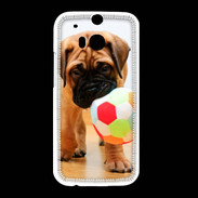 Coque HTC One M8 Bull mastiff chiot