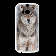Coque HTC One M8 Loup gris 150 