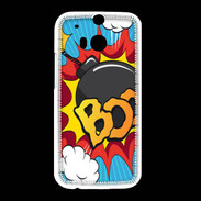 Coque HTC One M8 Comics Boom