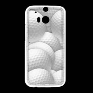 Coque HTC One M8 Balles de golf en folie