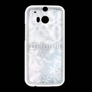 Coque HTC One M8 Etoiles de neige