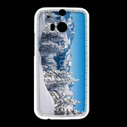 Coque HTC One M8 paysage d'hiver 2