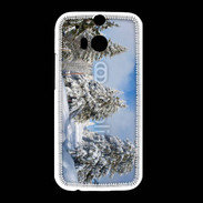 Coque HTC One M8 Route enneigée