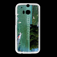 Coque HTC One M8 Barques sur le lac d'Annecy