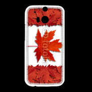 Coque HTC One M8 Canada en feuilles