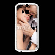 Coque HTC One M8 Couple romantique et glamour