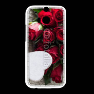 Coque HTC One M8 Bouquet de rose