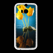 Coque HTC One M8 Miroir de tulipes