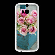Coque HTC One M8 Panier de roses