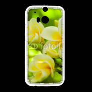 Coque HTC One M8 Fleurs Frangipane