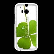 Coque HTC One M8 Trèfle à 4 feuilles