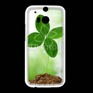 Coque HTC One M8 Trèfle à 4 feuilles 2
