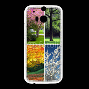 Coque HTC One M8 Arbres 4 saisons