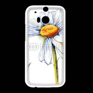Coque HTC One M8 Fleurs en peinture 550