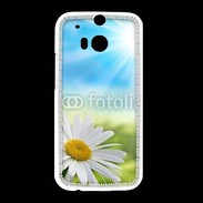 Coque HTC One M8 marguerite
