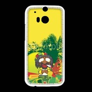 Coque HTC One M8 Rasta attitude