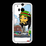 Coque HTC One M8 Rasta caractère