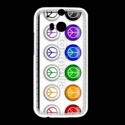 Coque HTC One M8 Love and peace 5