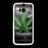 Coque HTC One M8 Téléphone Cannabis