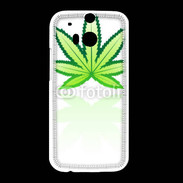 Coque HTC One M8 Feuille de cannabis 2
