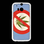 Coque HTC One M8 Interdiction de cannabis 3