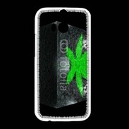Coque HTC One M8 Cube de cannabis