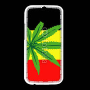 Coque HTC One M8 Drapeau allemand cannabis