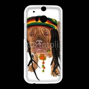Coque HTC One M8 Rasta Dog 50