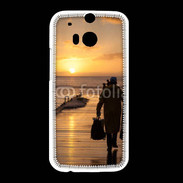 Coque HTC One M8 Pécheur au levé du soleil