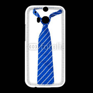 Coque HTC One M8 Cravate bleue