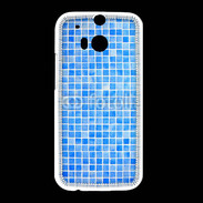 Coque HTC One M8 Effet mosaïque de piscine