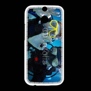 Coque HTC One M8 Couple de plongeurs