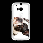 Coque HTC One M8 Bulldog français 1