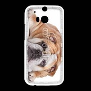 Coque HTC One M8 Bulldog anglais 2