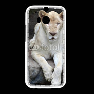 Coque HTC One M8 Lionne albinos 100