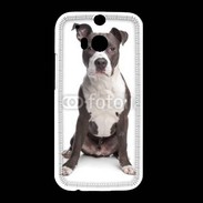 Coque HTC One M8 American Staffordshire Terrier puppy