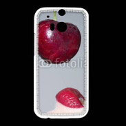 Coque HTC One M8 Cerise et bouche 3