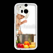 Coque HTC One M8 Bébé chef cuisinier