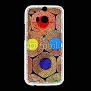 Coque HTC One M8 Art crayon de couleur