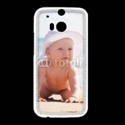 Coque HTC One M8 Bébé à la plage