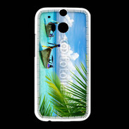 Coque HTC One M8 Plage tropicale