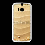 Coque HTC One M8 sable plage