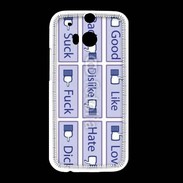 Coque HTC One M8 Pouce geek