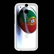 Coque HTC One M8 Ballon de rugby Portugal