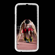 Coque HTC One M8 Athlete on the starting block